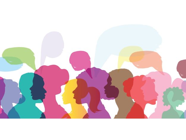 Silhouette,Group,Of,Multiethnic,Women,Women,Social,Network,Community,Woman